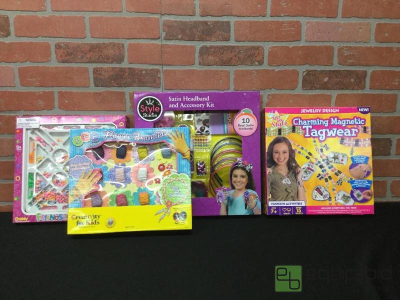 lot 1 image: Creative Craft Kits For Kids  This Lot of Kid...