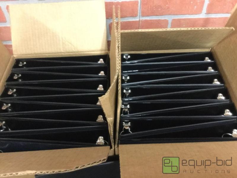 lot 110 image: 1&quot View Round Binders Black 2 Boxes with...