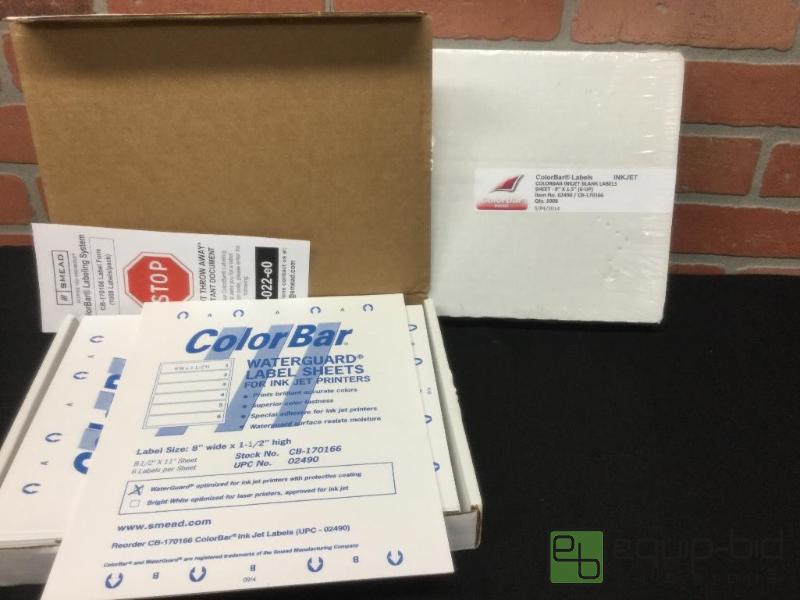 lot 116 image: Smead Colorbar Inkjet Labels 6-Up  Quantity ...