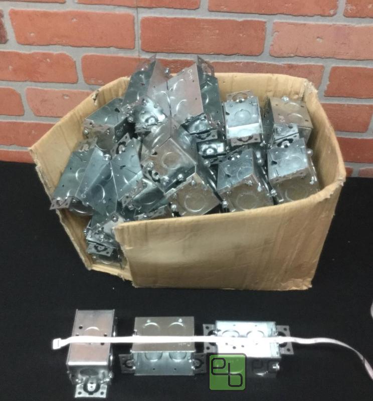 lot 151 image: Electrical Outlet boxes  Quantity Approximat...