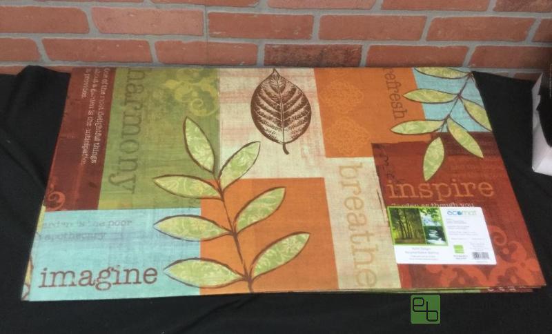 lot 152 image: Poly Top Door Mats W Rubber backing  Quantit...