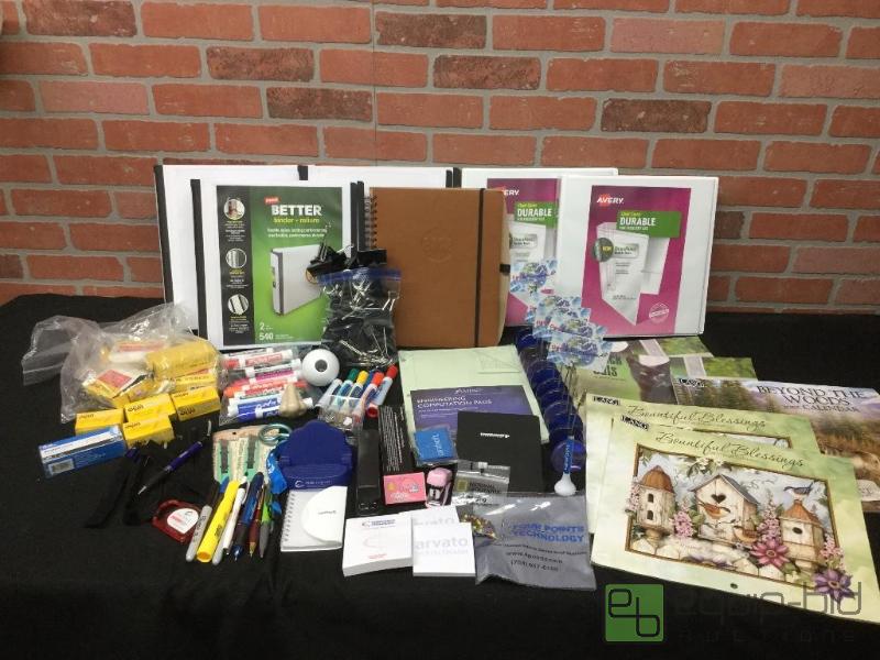 lot 164 image: Office Supply Lot  See all photos Minor Shelf...