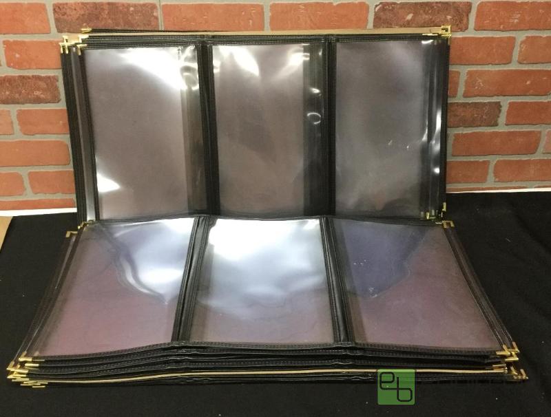 lot 180 image: Plastic Menu Holders  Quantity 25 Condition...