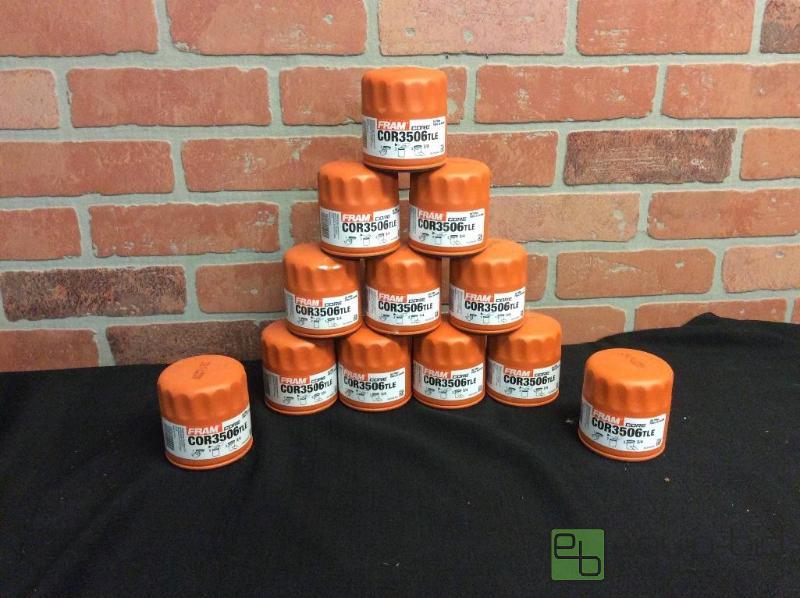 lot 197 image: Fram Core Oil Filters  Quantity 12 one has d...