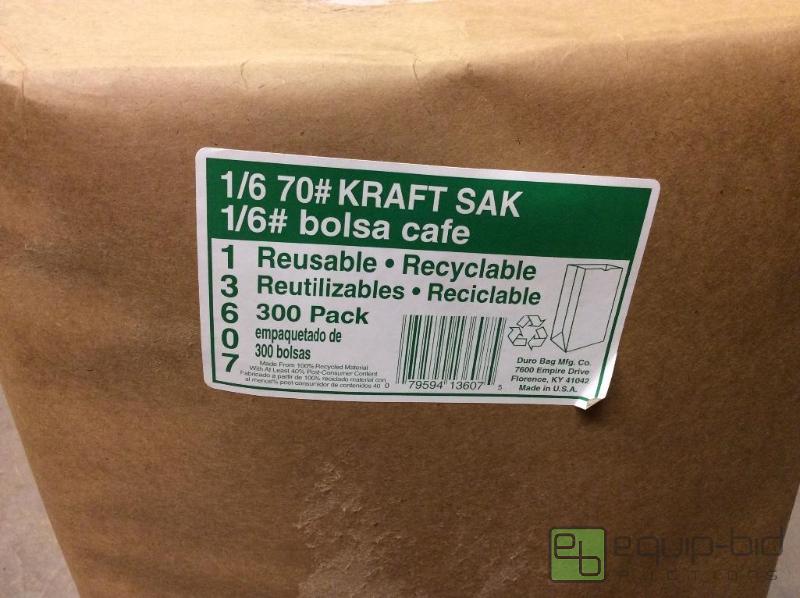 lot 33 image: Grocery Bags  Quantity 300&nbsp Color Kraf...