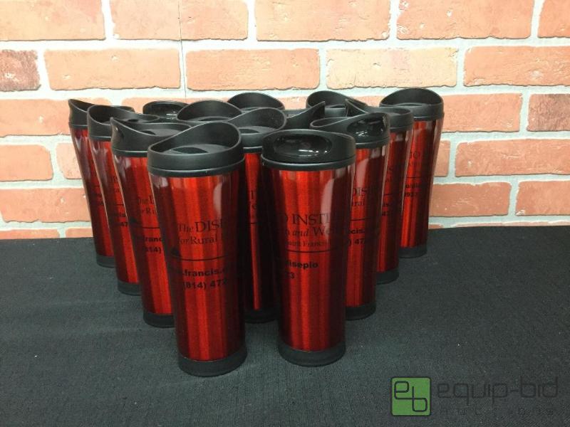 lot 58 image: Cara Double Wall Stainless Steel Tumblers Wit...