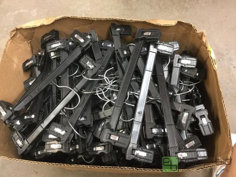 lot 65 image: 12&quot Black Pants Hanger  Quantity Approx...
