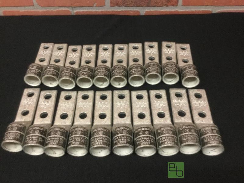lot 86 image: Burndy Black Die 24 Compression Connectors  Q...