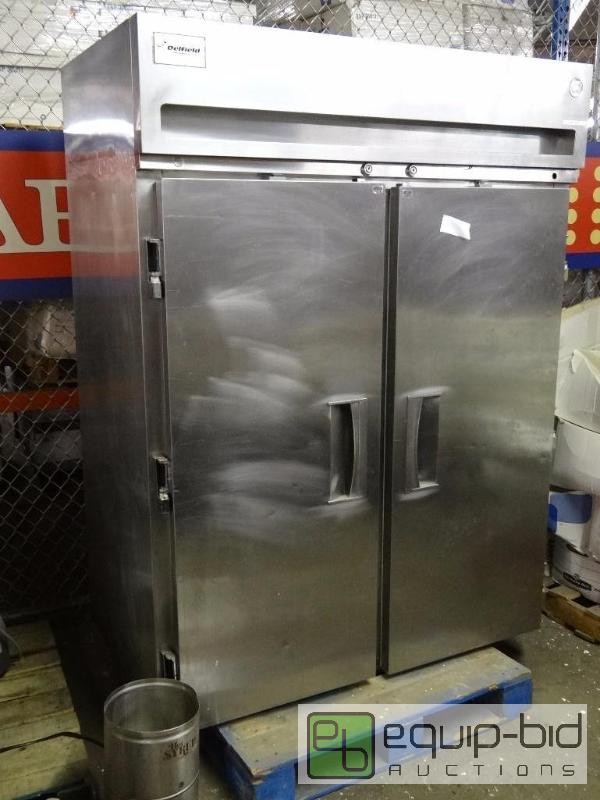 lot 115 image: Delfield Enodis 2 Door Stainless  Steel Freezer