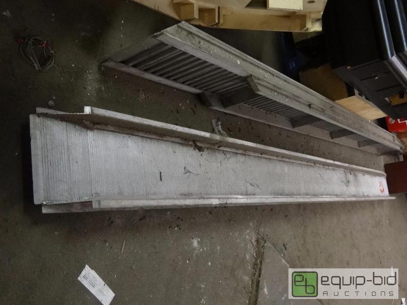 lot 117 image: (2) Aluminum Semi Trailer Car Loading Ramps