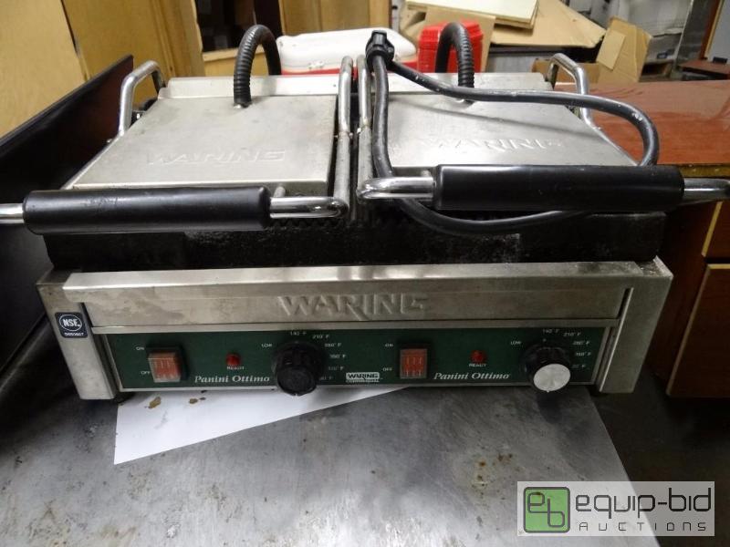 lot 122 image: Waring Commercial Double Panini Press