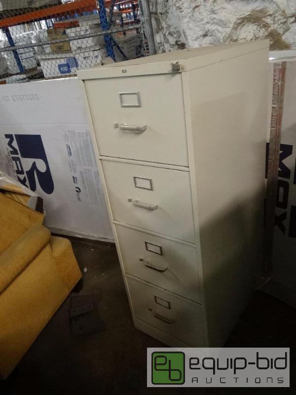 lot 133 image: Hon (4) Drawer Filing Cabinet