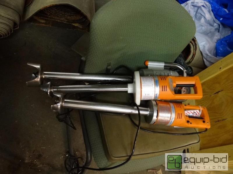 lot 143 image: Lot of (3) Dyno Matic Emersion Blenders