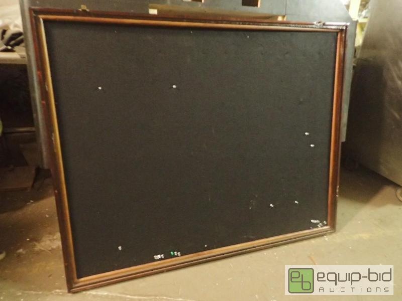 lot 226 image: Dark Framed Cork Board