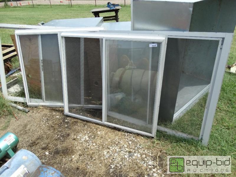 lot 108 image: Lot of 4 storm windows....