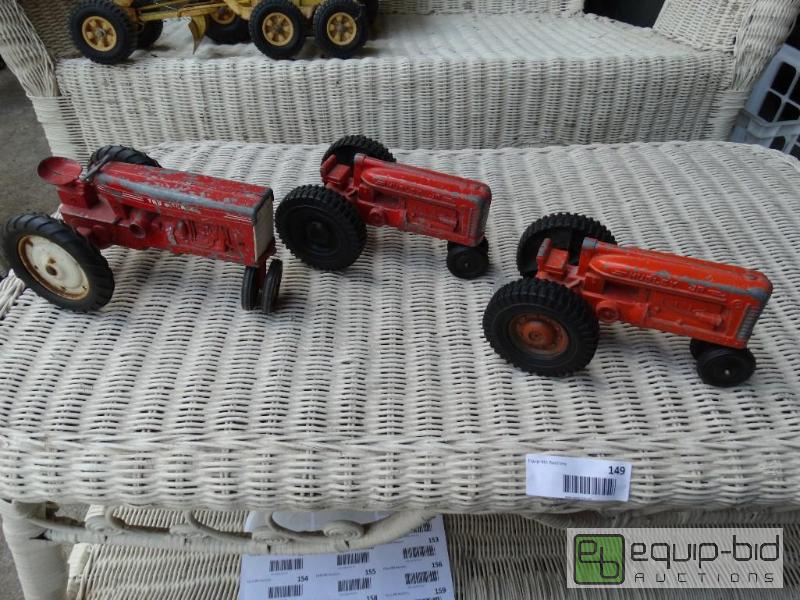 lot 149 image: 3 toy tractors....