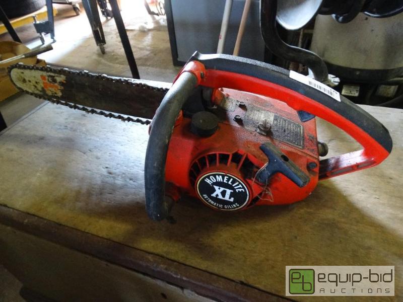 lot 179 image: Homelite XL gas chainsaw....