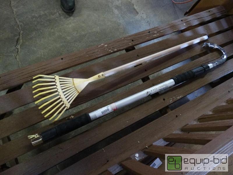 lot 181 image: New gutter cleaner and small rake....