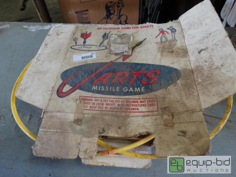 lot 194 image: Jarts missile game with box....