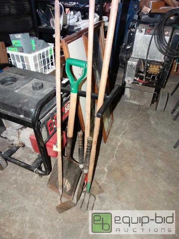 lot 239 image: Lot of long handled yard tools....