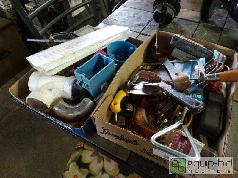 lot 245 image: Lot of various plumbing and electrical suppli...