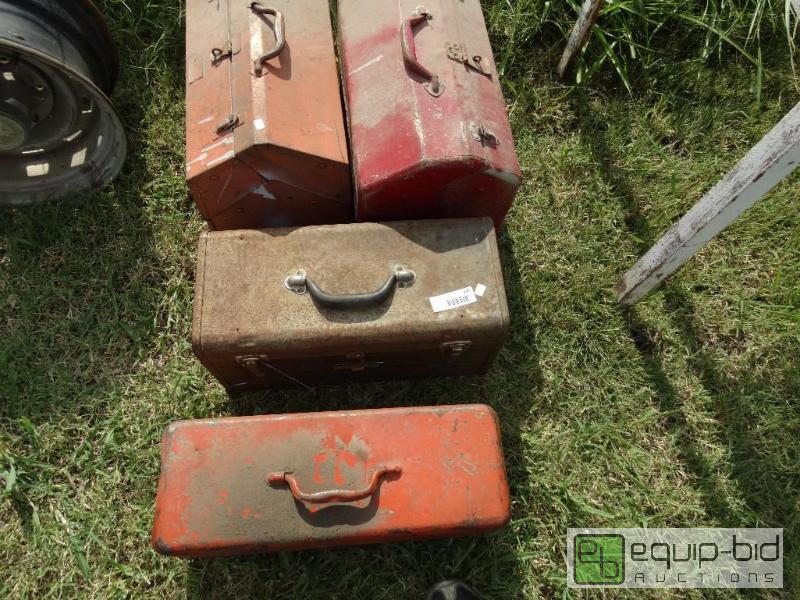 lot 270 image: 4 metal tool boxes....