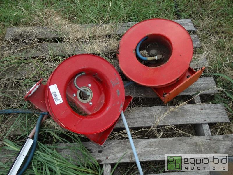 lot 276 image: 2 air hose reels....