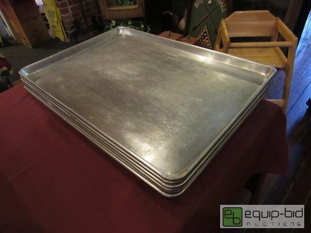 lot 431 image: (6) Full Size Aluminum Sheet Pans