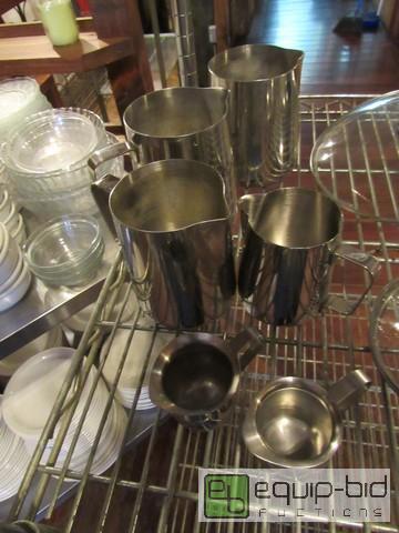 lot 454 image: (4) Stainless Steel Dispensers