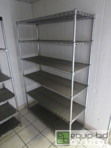 lot 460 image: 6 Tier Wire Shelf