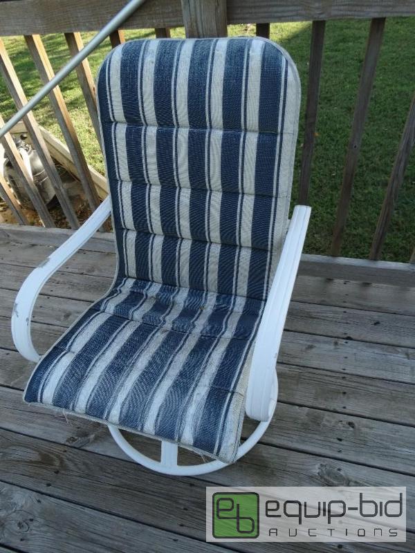 lot 13 image: 2 patio chairs and 1 pool lounger.   ...