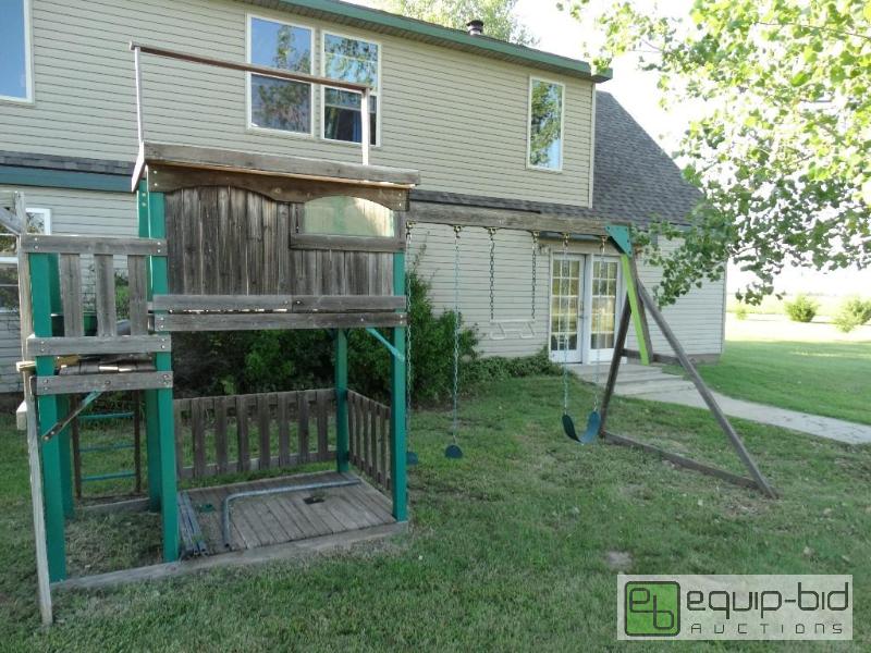 lot 15 image: Large outdoor club house swing set.  $1400 ne...