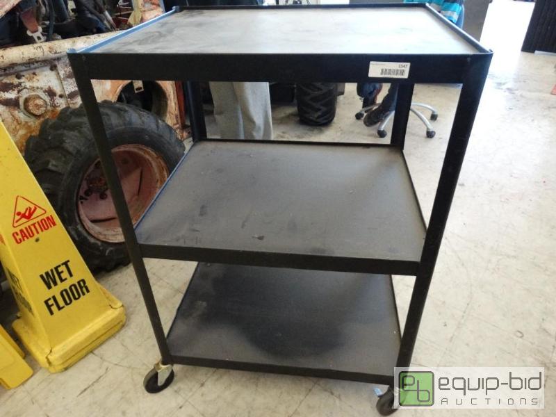 lot 1547 image: Media cart on wheels....