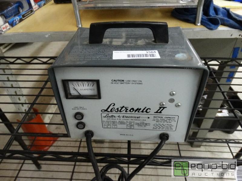 lot 1564 image: Lestronic II 24 volt charger....