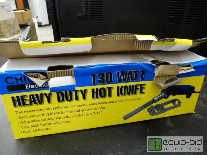lot 1565 image: New in box 130 watt heavy duty hot knife....