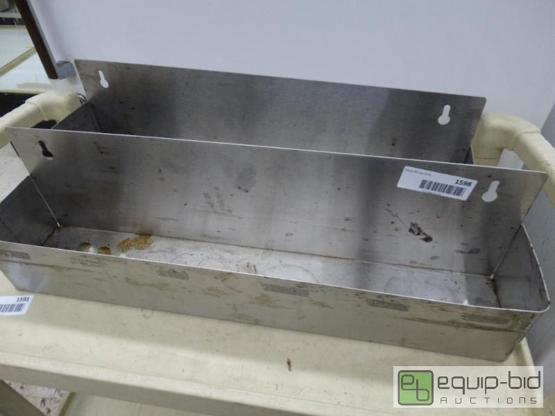 lot 1598 image: 2 stainless steel speed rails....