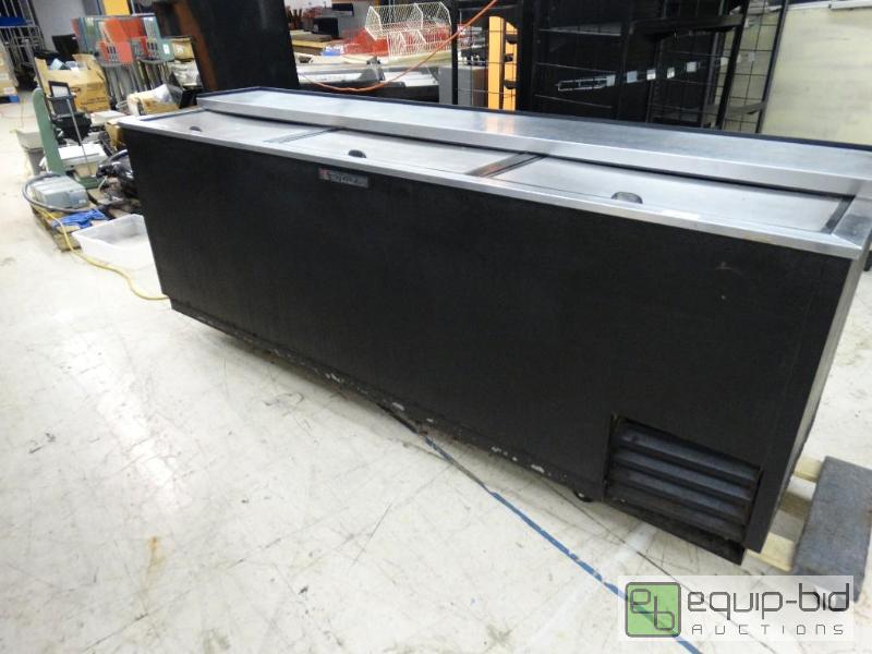 lot 1603 image: True model- TD-95-38 3 door bottle cooler.  W...