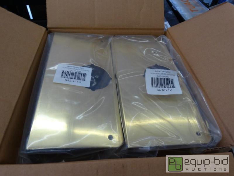 lot 1663 image: Case of 6 Kick plates for doors....