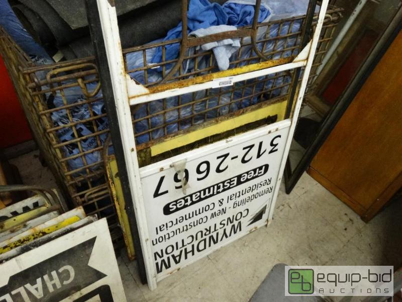lot 1693 image: 4 Real Estate style sign....