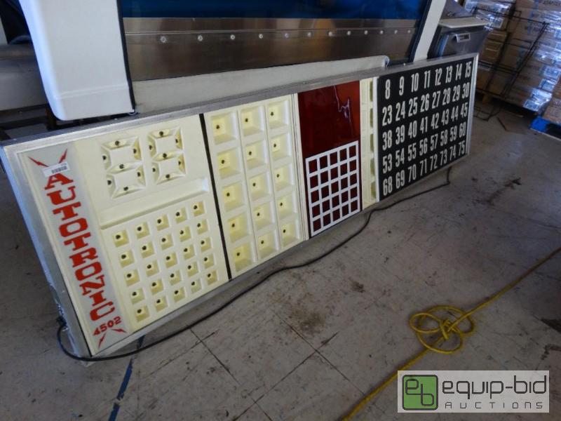 lot 1733 image: Bingo board lighted sign....