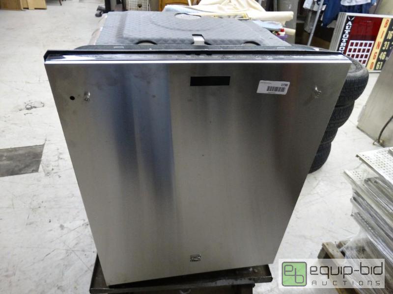 lot 1738 image: Kenmore Elite stainless steel dishwasher. New...