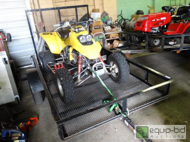 lot 1000 image: 2009 5X8 Trailer with ramp gate.  &quot4-Whe...