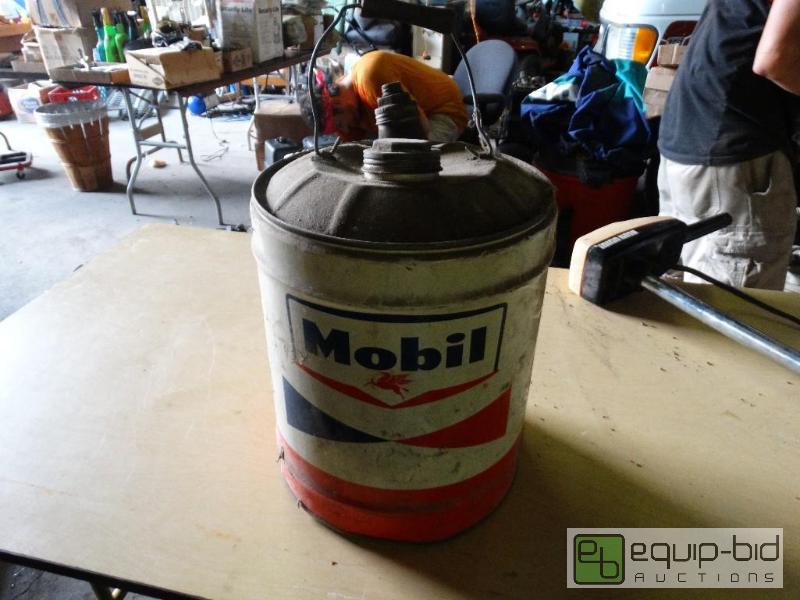lot 1014 image: Mobile gas can.  &quotOld&quot...