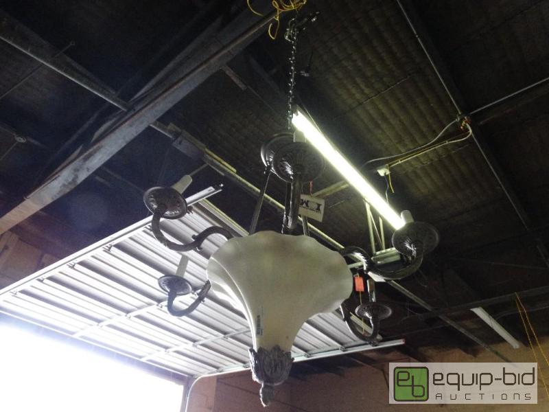 lot 1036 image: Brand New high end hanging chandler....