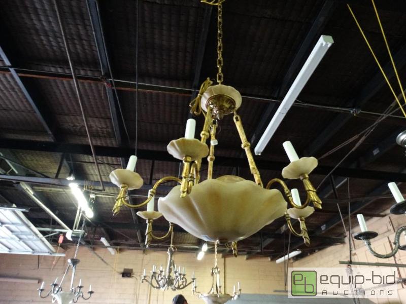 lot 1037 image: Brand New high end hanging chandler....