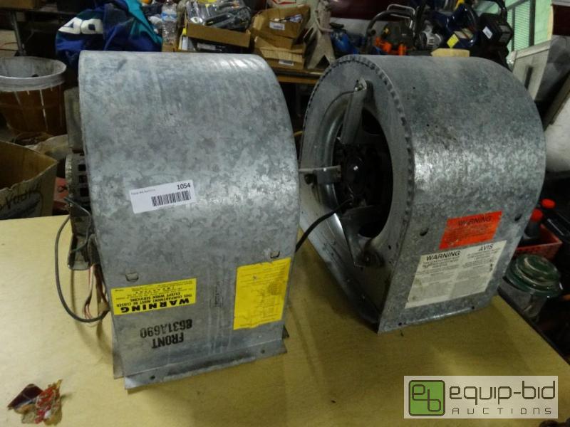 lot 1054 image: 2 Squirrel cage fans....