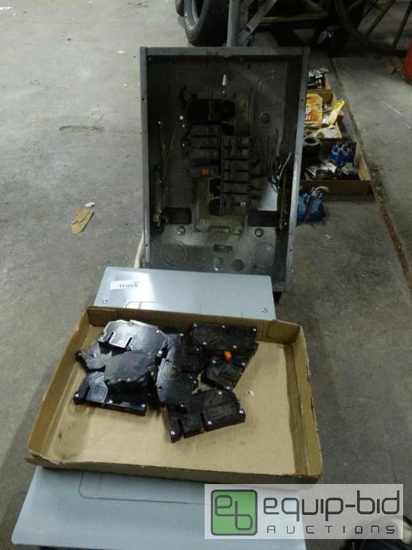 lot 1067 image: 2 Breaker boxes and breakers...