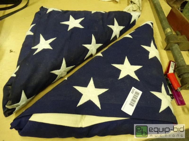 lot 1071 image: 2 Folding flags....