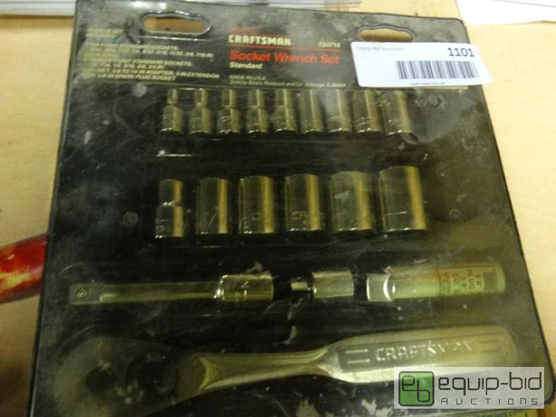 lot 1101 image: Socket wrench set.  &quotCraftsman&quot...