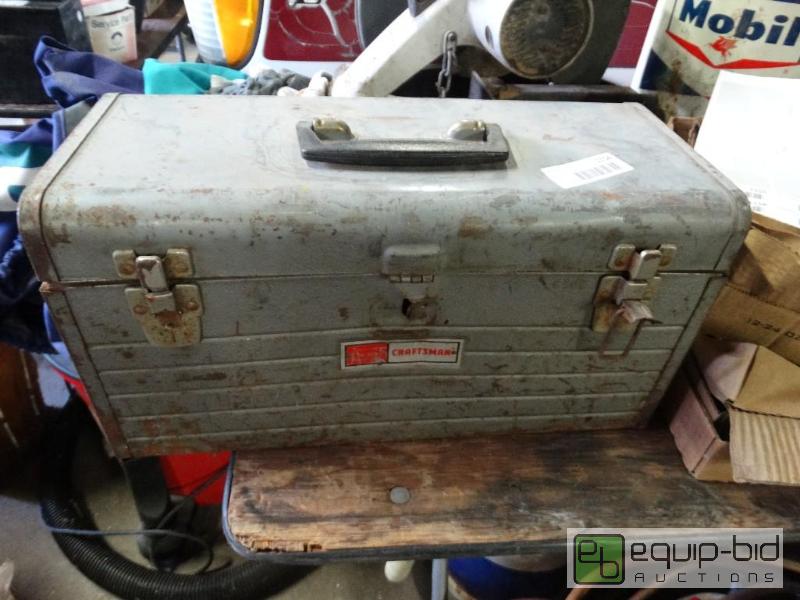 lot 1154 image: Craftsman tool box and red tool box....
